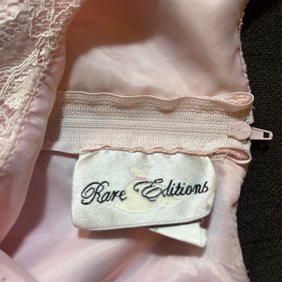 Rare Editions Pink Pleated A-Line Floral Formal Sundress 6X - Picture 7 of 8